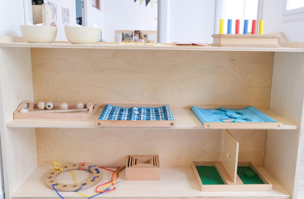 Meuble étagère haute Montessori – Art-Montessori-Canusmex